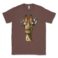 Chestnut giraffe head Classic Tee - LillyAllenDesigns