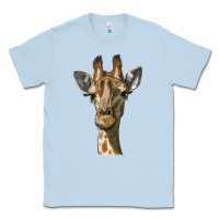 Dusty Blue giraffe head Classic Tee - LillyAllenDesigns