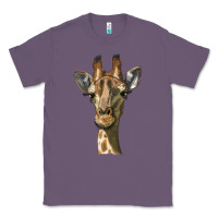 Lavender giraffe head Classic Tee - LillyAllenDesigns