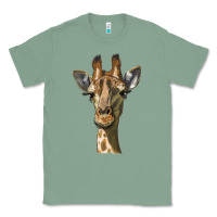 Sage giraffe head Classic Tee - LillyAllenDesigns