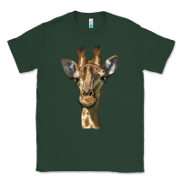 Sports Green giraffe head Classic Tee - LillyAllenDesigns
