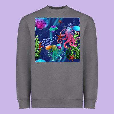 Undersea Heavyweight Sweatshirt Designed By Bundleandbundleshop