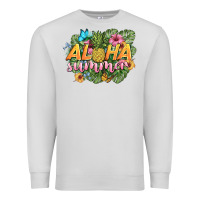 Dove Grey aloha summer Premium Sweatshirt - BarkalooDesign