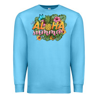 Ocean Blue aloha summer Premium Sweatshirt - BarkalooDesign