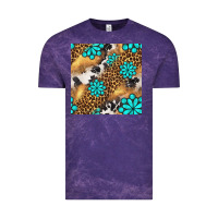 Cloud Purple western turquoise gemstone seamless pattern Vintage Tee - BundleAndBundleShop