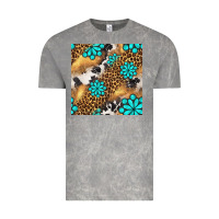 Cloud Rock western turquoise gemstone seamless pattern Vintage Tee - BundleAndBundleShop