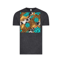Vintage Black western turquoise gemstone seamless pattern Vintage Tee - BundleAndBundleShop