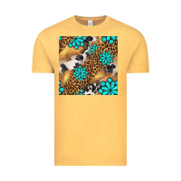 Vintage Mustard western turquoise gemstone seamless pattern Vintage Tee - BundleAndBundleShop
