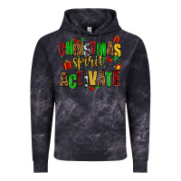 Cloud Black christmas spirit activate Vintage Hoodie - AdoDesignShop