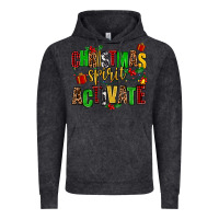 Vintage Black christmas spirit activate Vintage Hoodie - AdoDesignShop