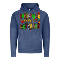 Vintage Denim christmas spirit activate Vintage Hoodie - AdoDesignShop