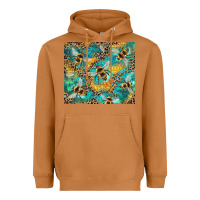 Meerkat honeycomb and bees with leopard Heavyweight Hoodie - Artiststas