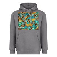Storm honeycomb and bees with leopard Heavyweight Hoodie - Artiststas