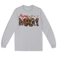 Moon Dust Christmas Army Mom Long Sleeve Tee - NancyCooperArtShop
