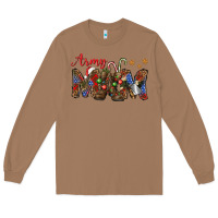 Toasted Coconut Christmas Army Mom Long Sleeve Tee - NancyCooperArtShop