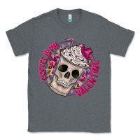 Charcoal Heather Coffee is my Valentine Classic Tee - CowhideDigitalArt