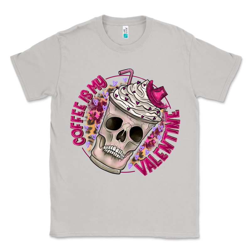 Coffee Is My Valentine Classic Tee by CowhideDigitalArt | Teevron