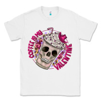 White Coffee is my Valentine Classic Tee - CowhideDigitalArt