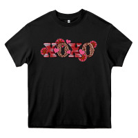 Black valentine's day xoxo sunflower heart Heavy Core Tee - RanaPortraitStore