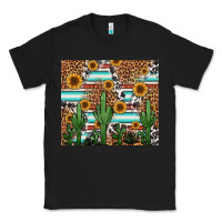 Black western cactus and sunflowers Classic Tee - Jasminsmagicworld