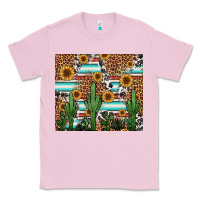 Bubblegum Pink western cactus and sunflowers Classic Tee - Jasminsmagicworld