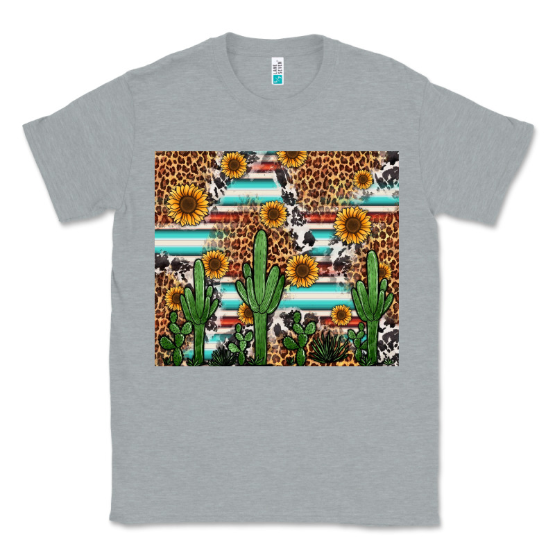 Western Cactus And Sunflowers Classic Tee by Jasminsmagicworld | Teevron