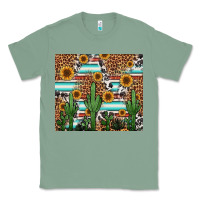 Sage western cactus and sunflowers Classic Tee - Jasminsmagicworld