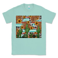 Seafoam western cactus and sunflowers Classic Tee - Jasminsmagicworld