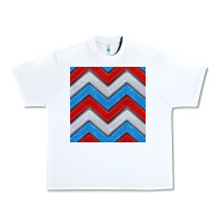White Glitter 4th of July Seamless Pattern Urban Heavy Tee - BundleAndBundleShop