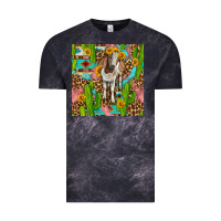 Cloud Black western boer goat seamless pattern Vintage Tee - BundleAndBundleShop