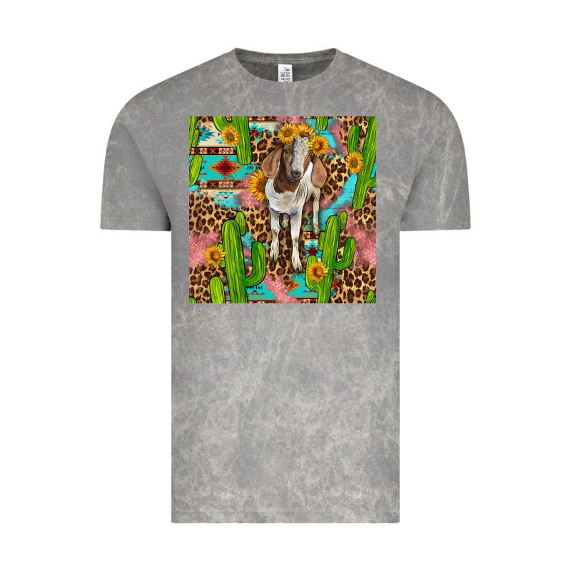 Western Boer Goat Seamless Pattern Vintage Tee by BundleAndBundleShop | Teevron