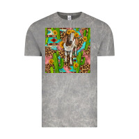 Cloud Rock western boer goat seamless pattern Vintage Tee - BundleAndBundleShop