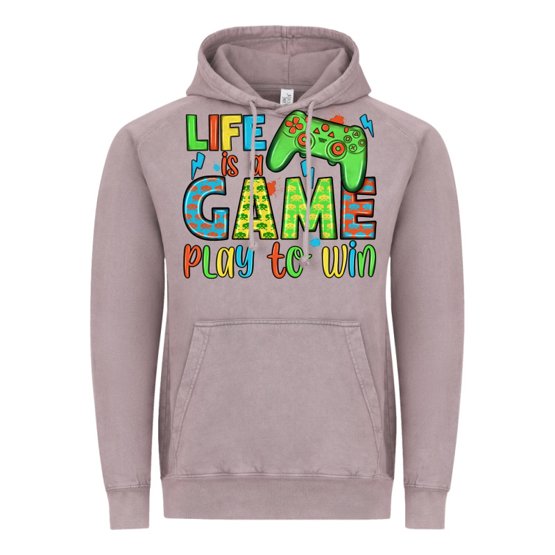Life Is A Game Play To Win Vintage Hoodie by JahusDesignShop | Teevron