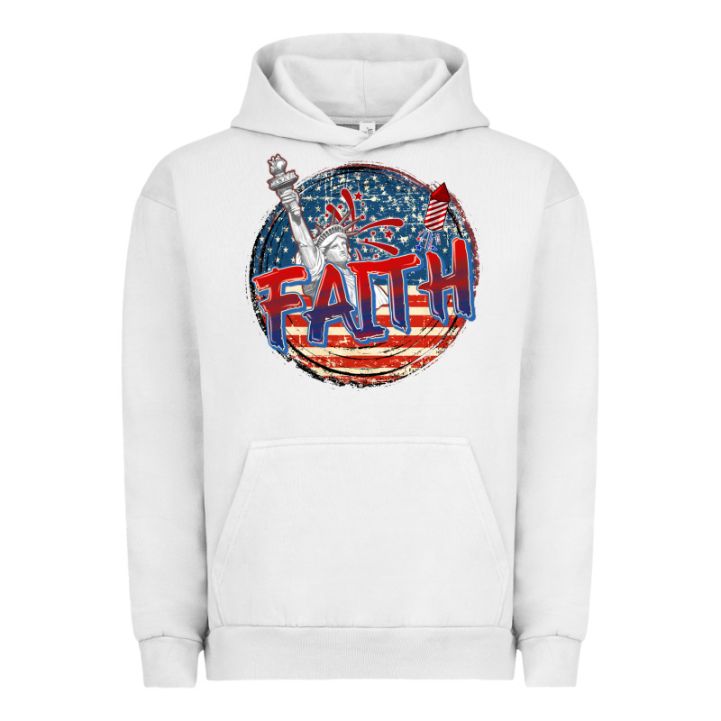 Faith Usa Urban Hoodie by CowGirlArtShop | Teevron