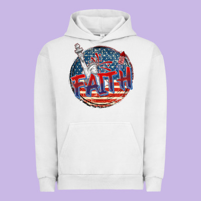 Faith Usa Urban Hoodie Designed By Cowgirlartshop