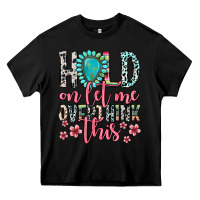 Black hold on let me overthink this Heavy Core Tee - Zillion Design Studio