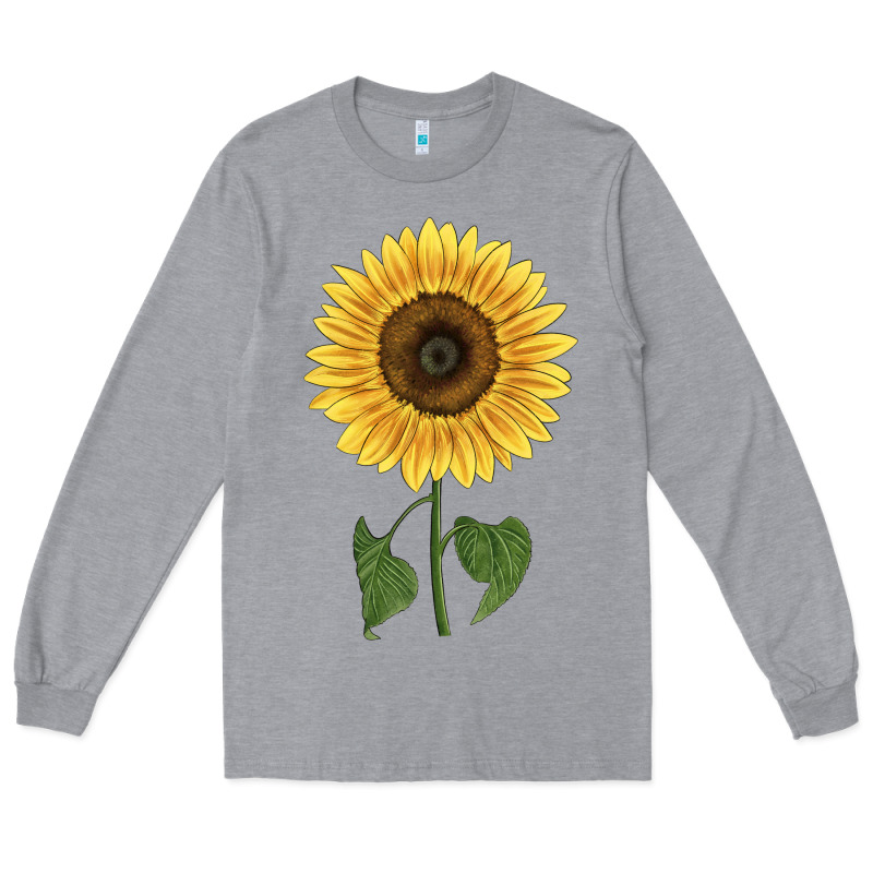 Giganteus Sunflower Long Sleeve Tee by LillyAllenDesigns | Teevron