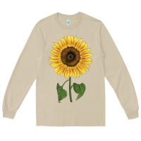 Mushroom giganteus sunflower Long Sleeve Tee - LillyAllenDesigns