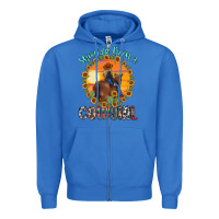 True Royal shoulda been a cowgirl Zipper Hoodie - MaliasSmallBusiness