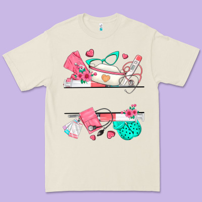 Custom Name Nurse Premium Tee Designed By Texasbilliewilder