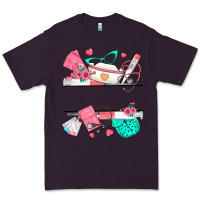 Plum custom name nurse Premium Tee - texasbilliewilder