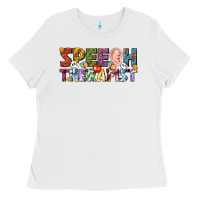 White speech therapist Ladies Tee - texasbilliewilder