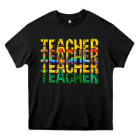 Black teacher teacher teacher Heavy Core Tee - texasbilliewilder