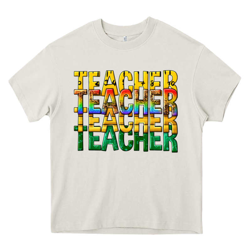 Teacher Teacher Teacher Heavy Core Tee by texasbilliewilder | Teevron