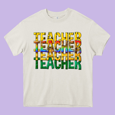 Heavy Core Tee teacher teacher teacher
