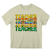 Mossy teacher teacher teacher Heavy Core Tee - texasbilliewilder