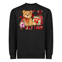 Black give you self love Heavyweight Sweatshirt - AdoDesignShop