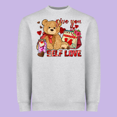 Give You Self Love Heavyweight Sweatshirt Designed By Adodesignshop