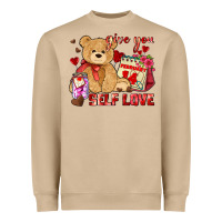 Mushroom give you self love Heavyweight Sweatshirt - AdoDesignShop