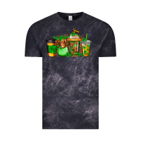 Cloud Black longhaired cow st patricks coffee Vintage Tee - Jasminsmagicworld